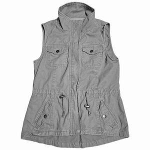 Ashley‎ By 26 International Utility Cargo Vest Women's Size Small Ranger Green